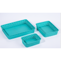 storage basket plastic sundries storage box 3pcs
